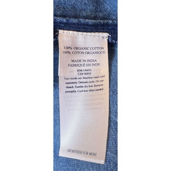 Faherty Presley 100% Organic Cotton Chambray Shirt NWT Size Small - Picture 13 of 13